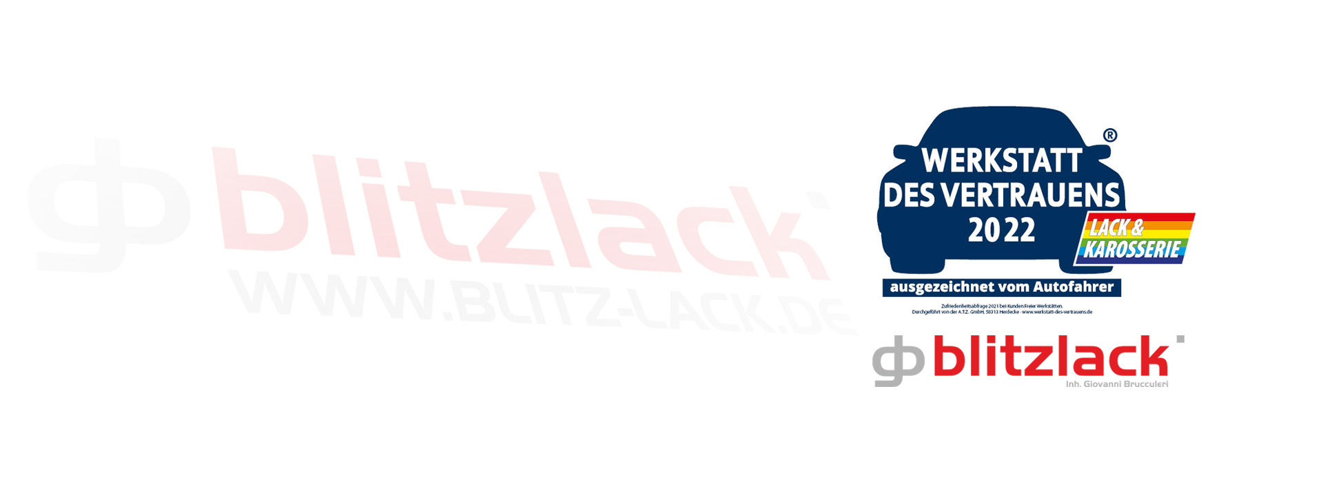 Werkstatt des Vertrauens - BlitzLack in Weiterstadt/Darmstadt-LADADI - WDV - 2016-2022